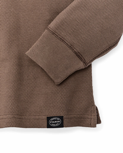 Filson Men Waffle Knit Thermal Crewneck - Brown
