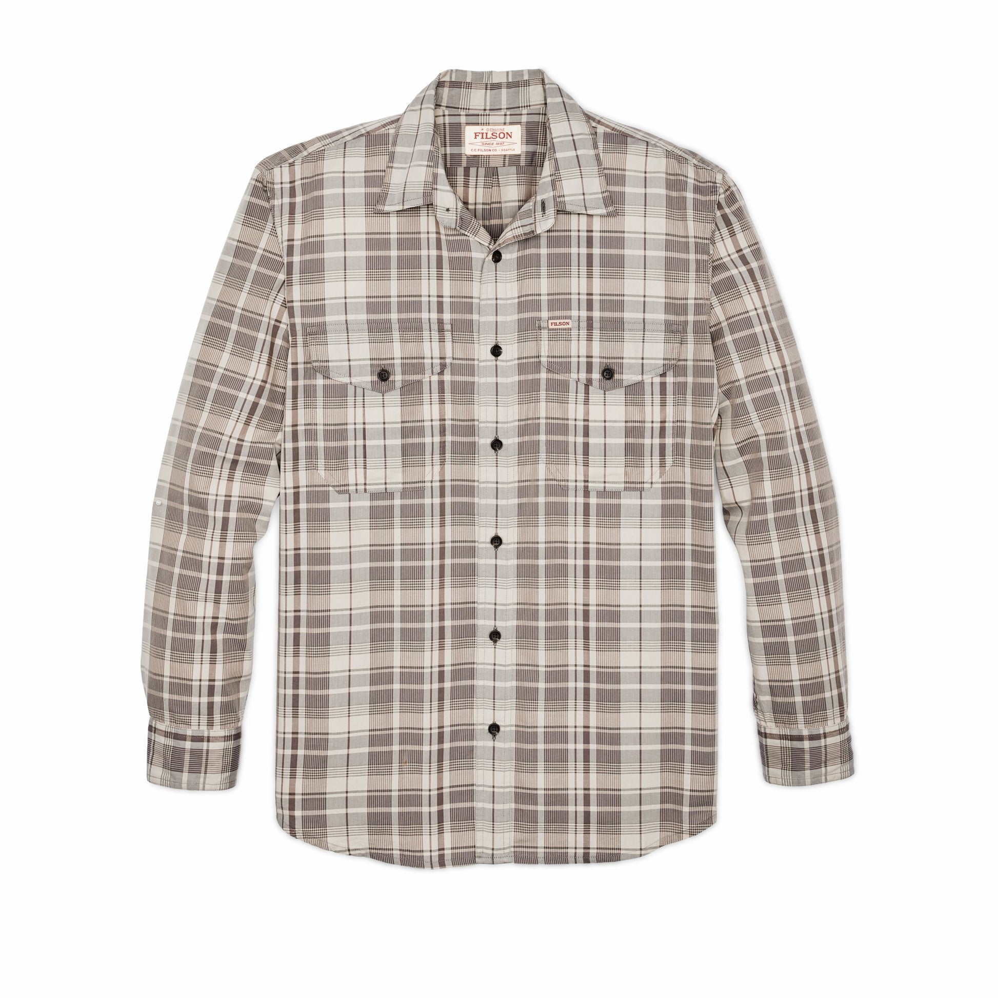 Filson Men Filson's Washed Feather Cloth Shirt