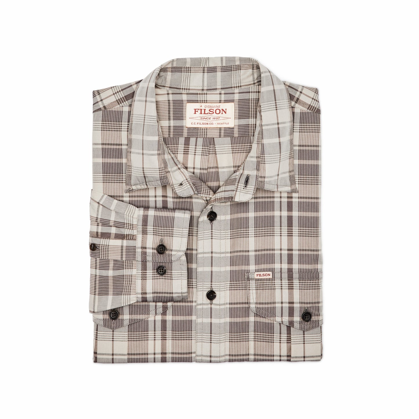 Filson Men Filson's Washed Feather Cloth Shirt