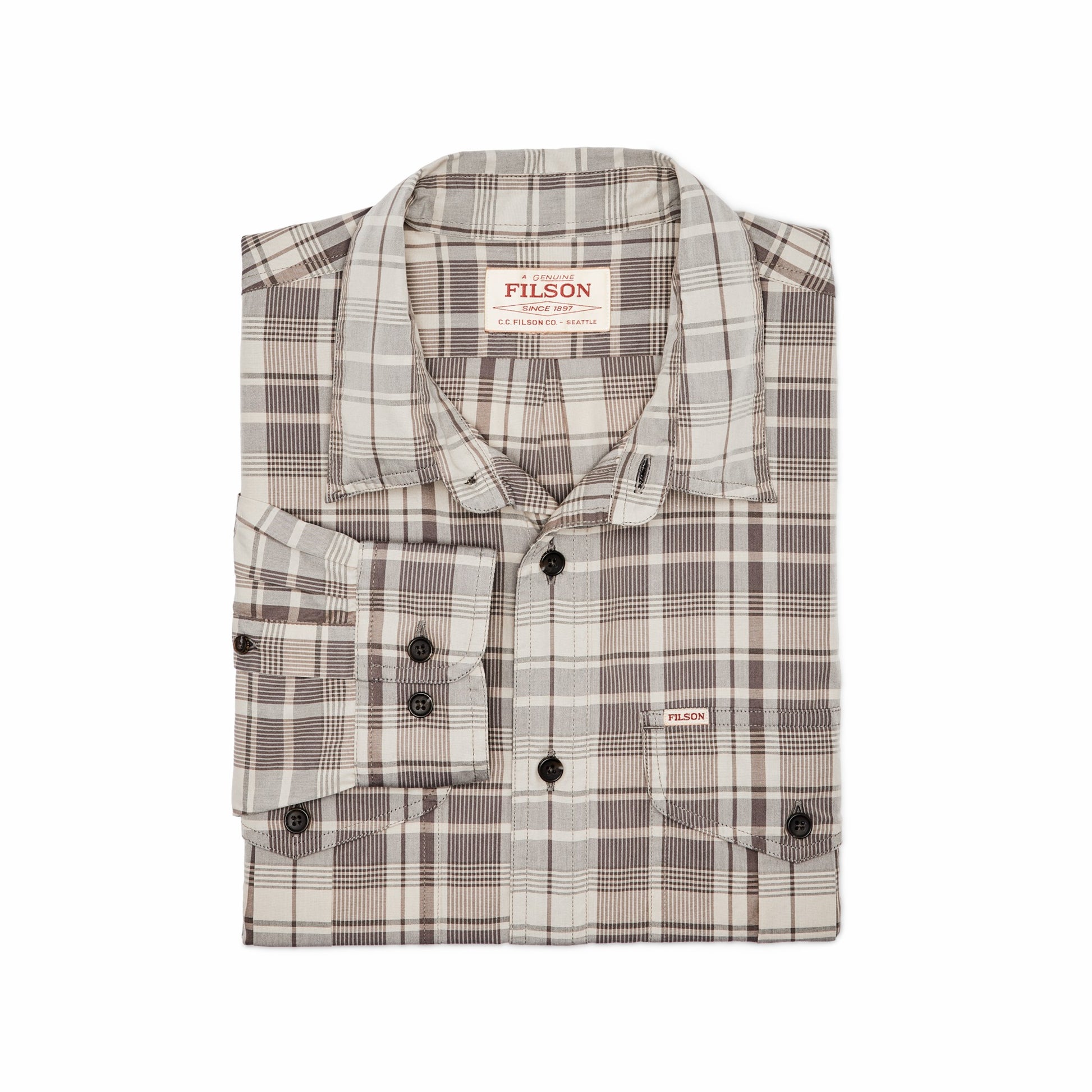 Filson Men Filson's Washed Feather Cloth Shirt