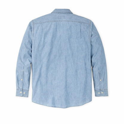 Filson Men Men's Long Sleeve Chambray CPO Shirt
