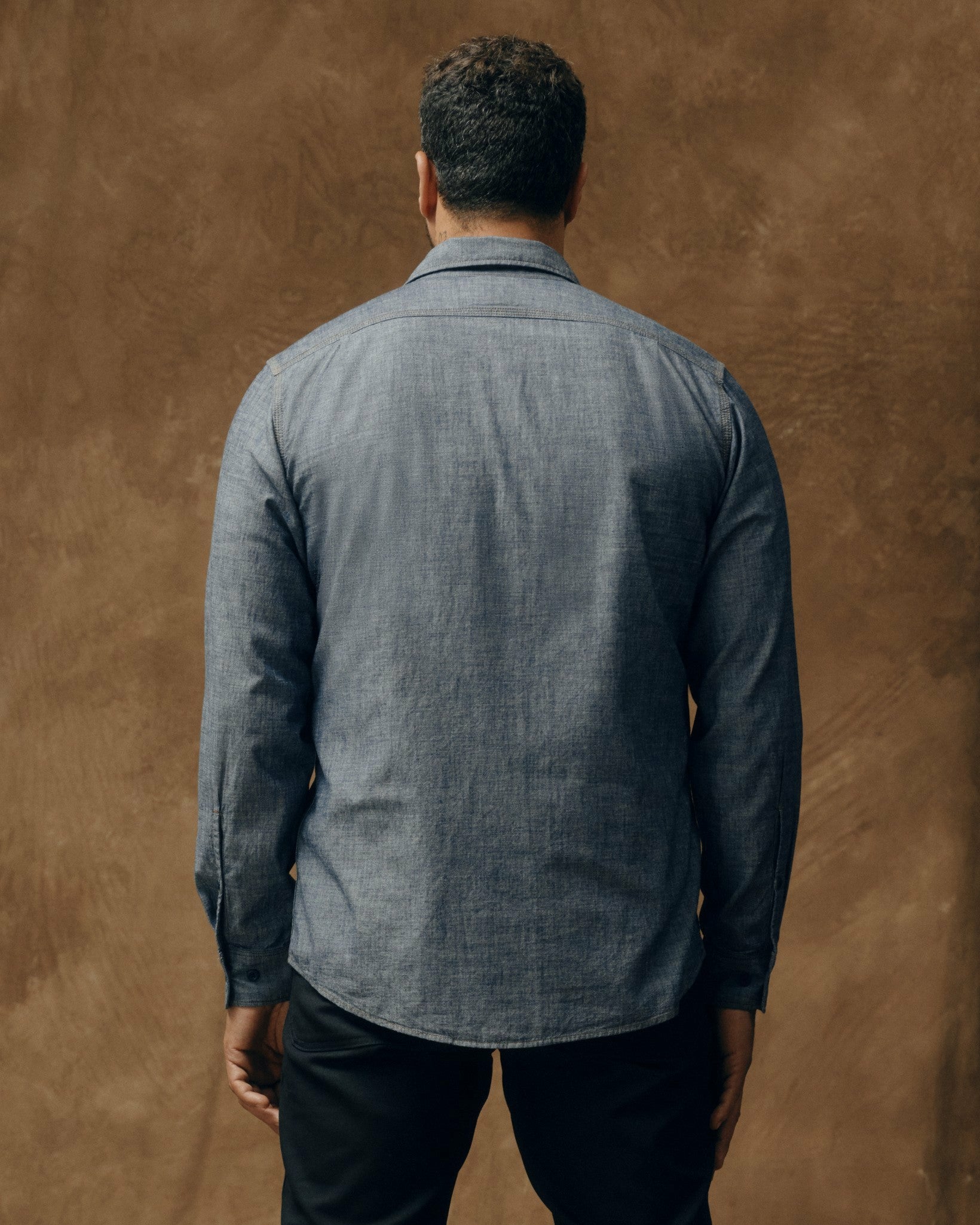 Filson Men Men's Long Sleeve Chambray CPO Shirt