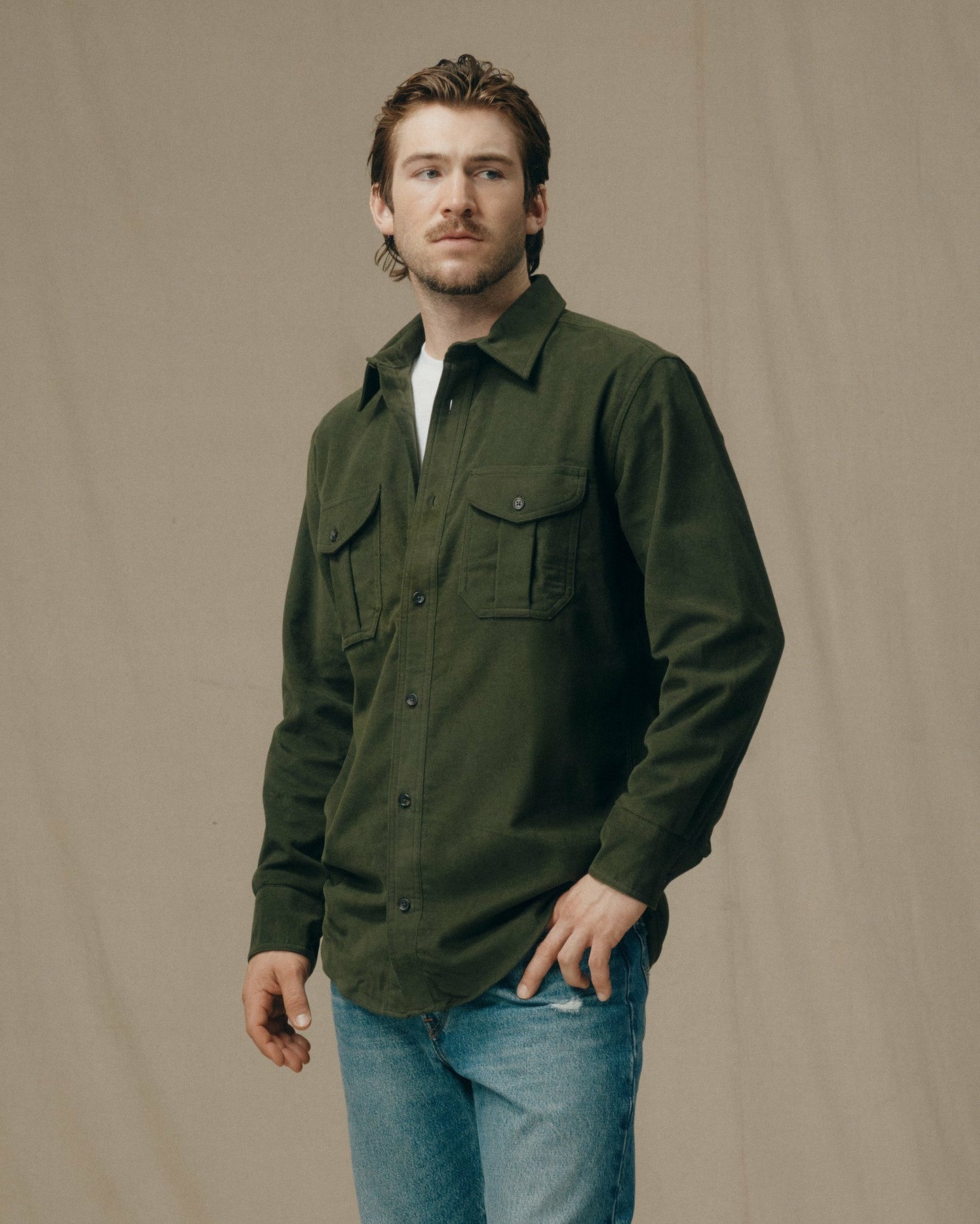 Filson Men Men's Moleskin Seattle Shirt — Button Up Shirt