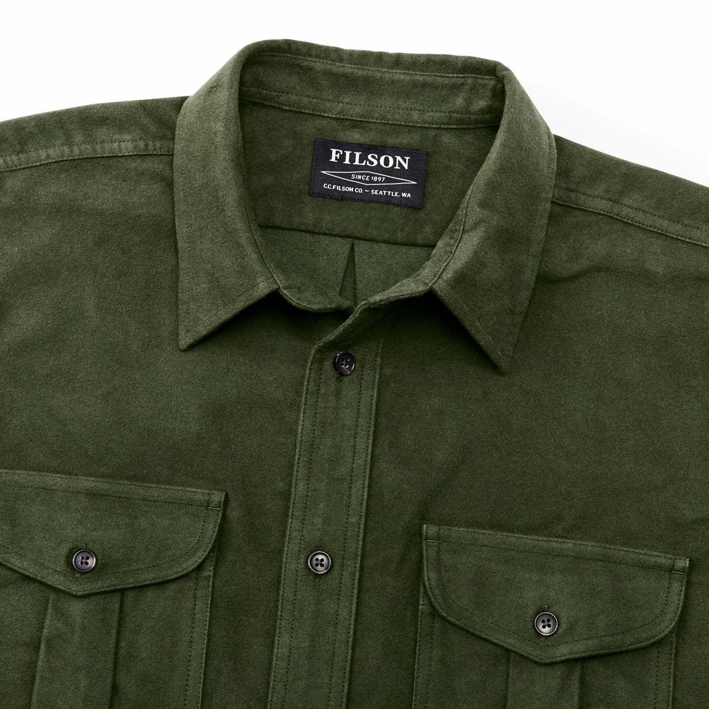 Filson Men Men's Moleskin Seattle Shirt — Button Up Shirt