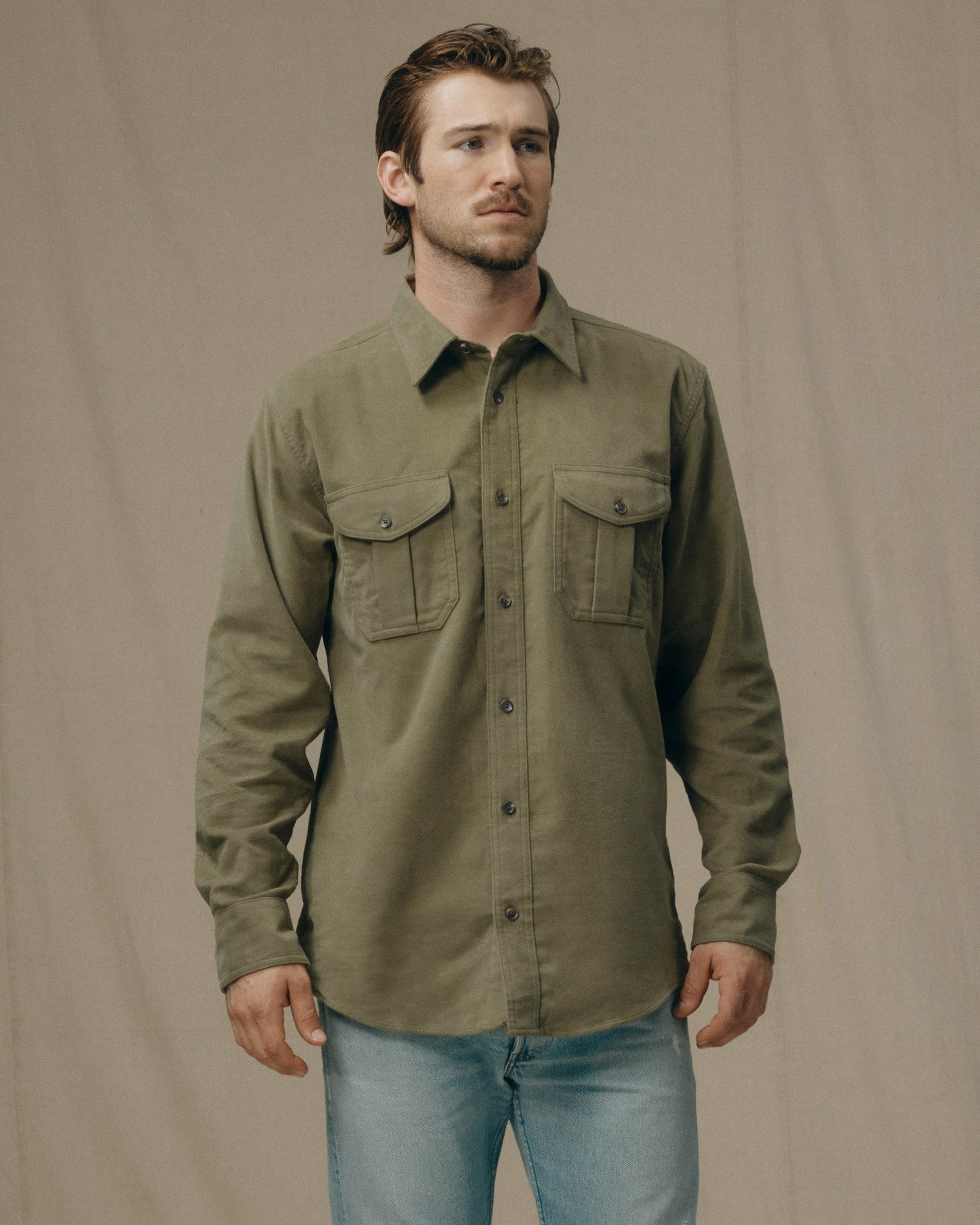 Filson Men Men's Moleskin Seattle Shirt — Button Up Shirt