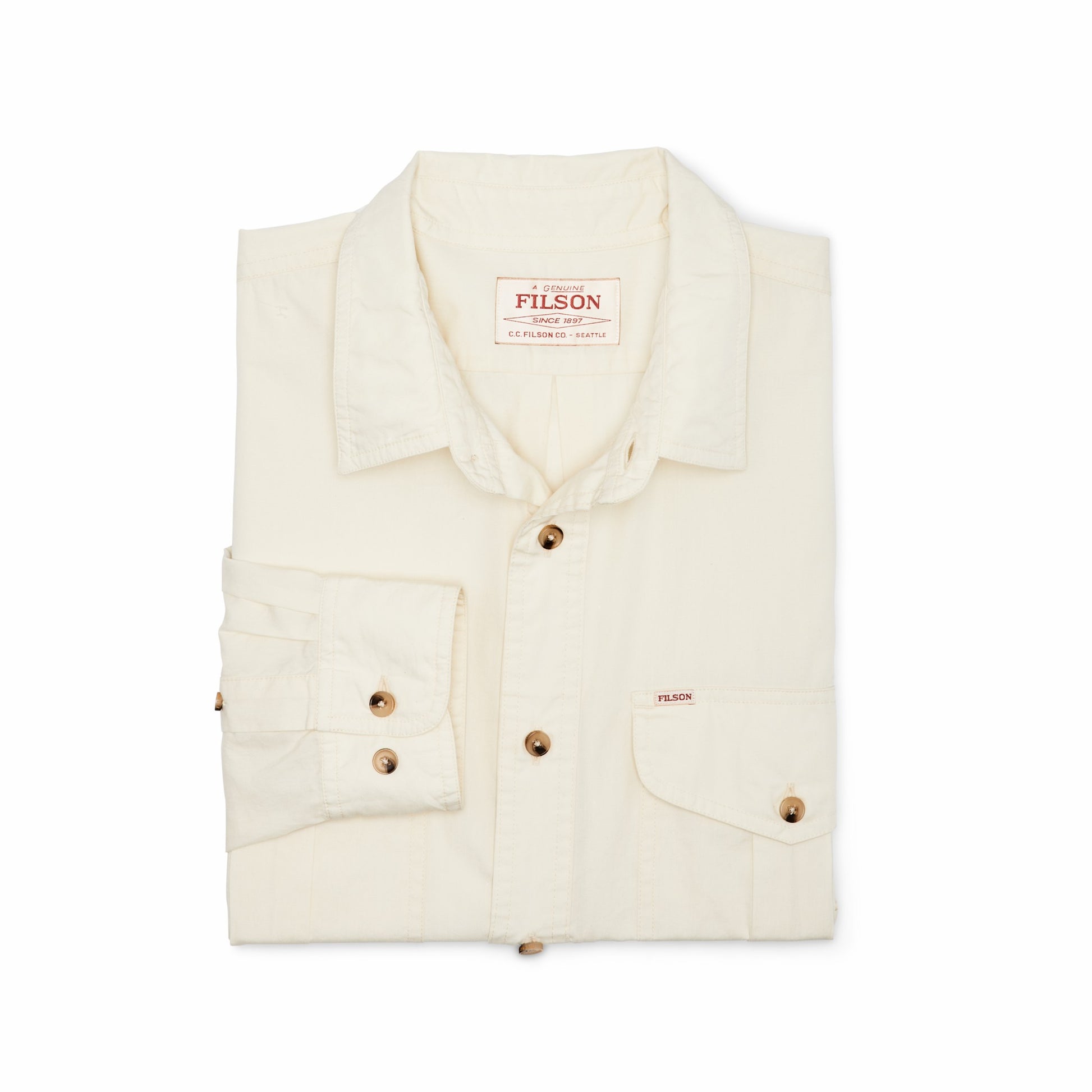Filson Men Filson's Washed Feather Cloth Shirt