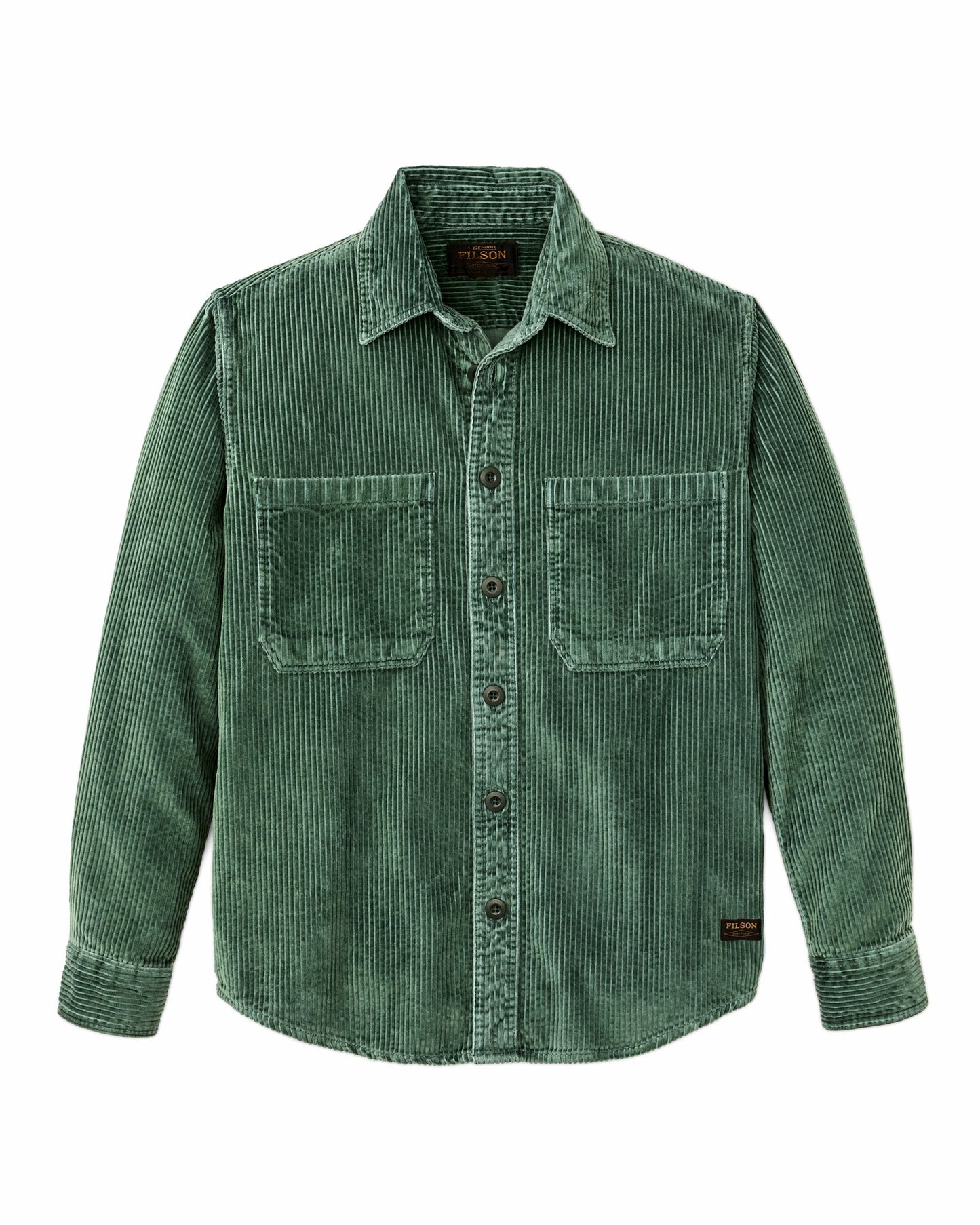 Filson Men 6-wale Corduroy Shirt - Seabed Green