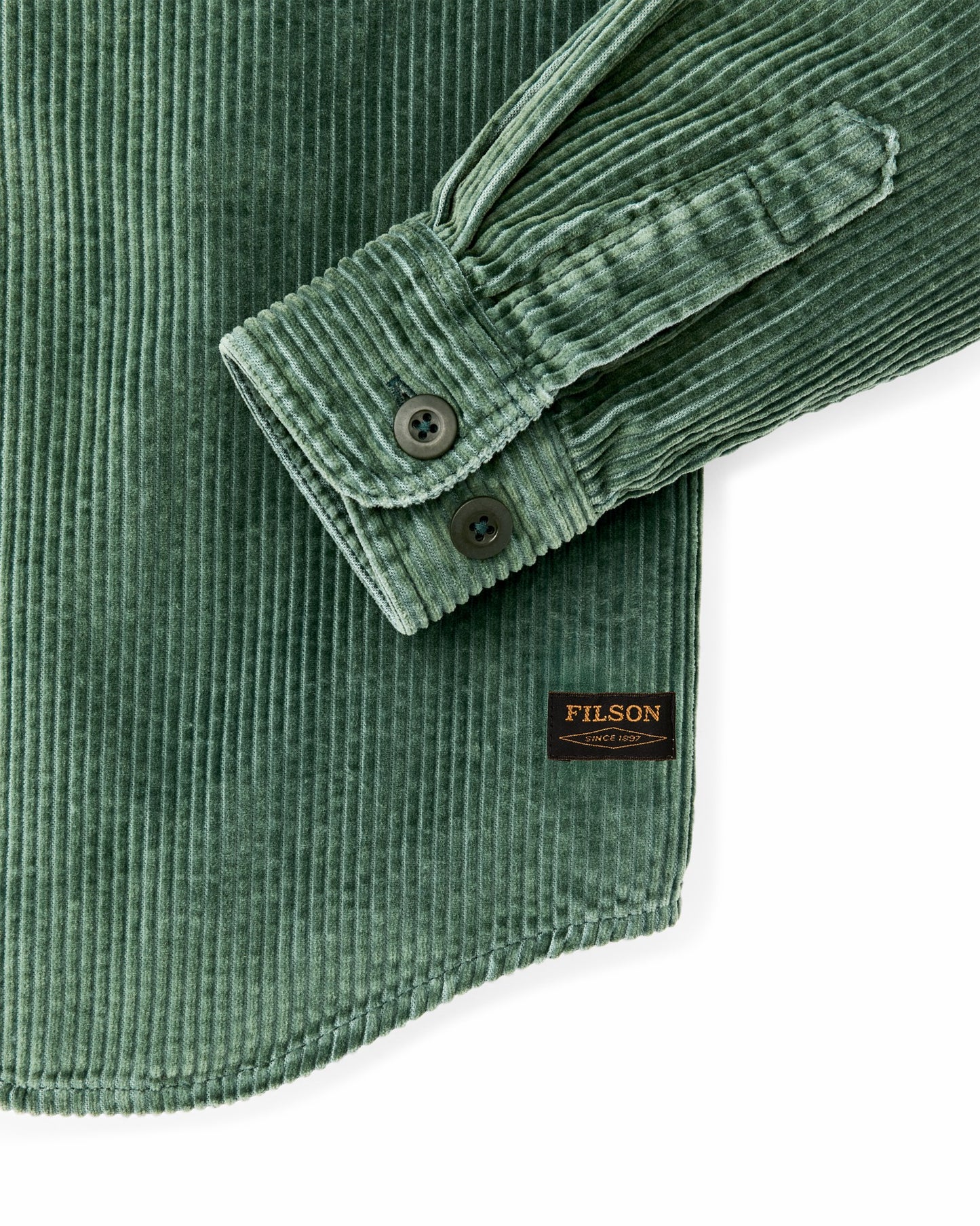 Filson Men 6-wale Corduroy Shirt - Seabed Green