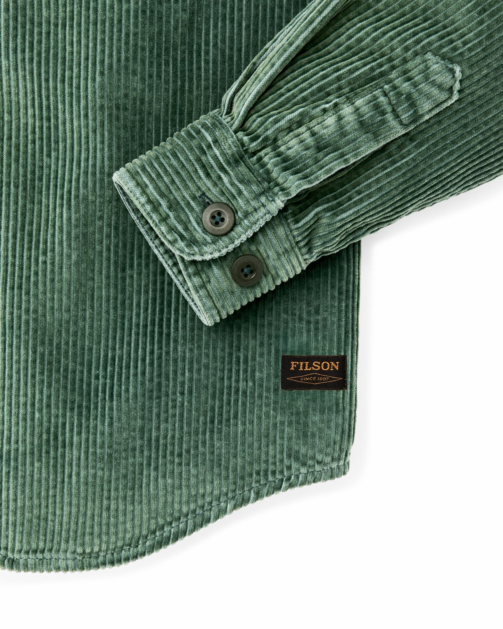 Filson Men 6-wale Corduroy Shirt - Seabed Green