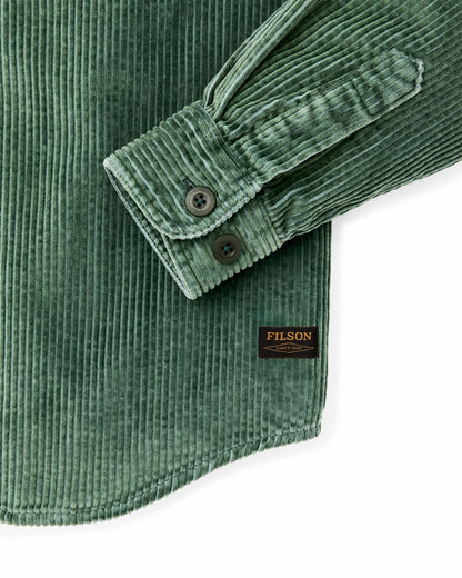 Filson Men 6-wale Corduroy Shirt - Seabed Green