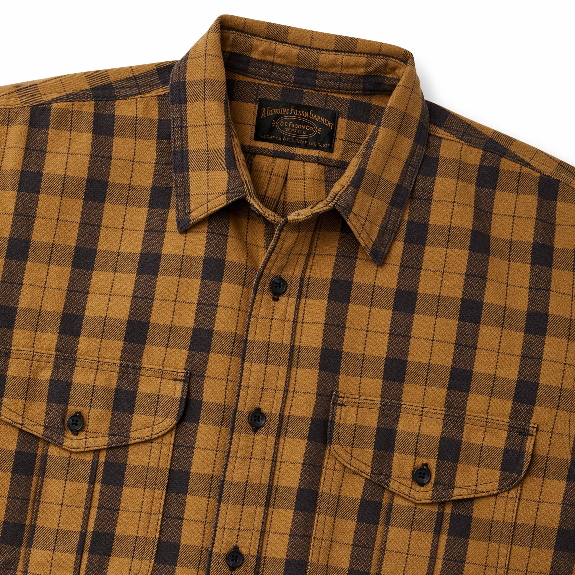 Filson Men Men's Vintage Wash Alaskan Guide Flannel Shirt