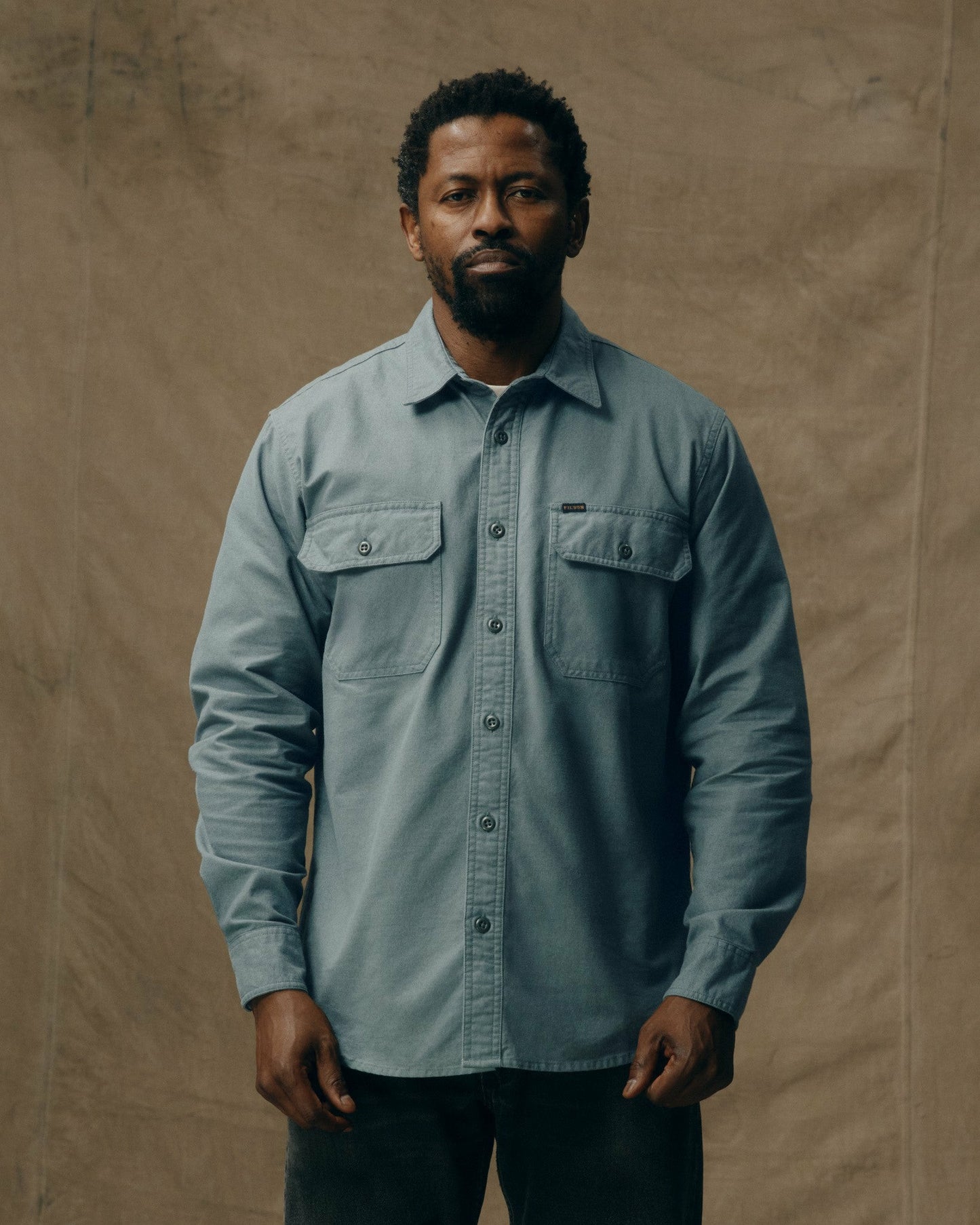 Filson Men Field Flannel Shirt - Balsam Green