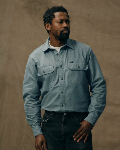 Filson Men Field Flannel Shirt - Balsam Green