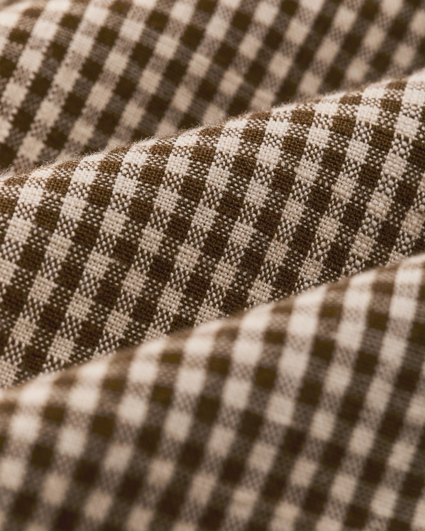 Filson Men Short Sleeve Chambray Shirt - Coffee / Natural Plaid