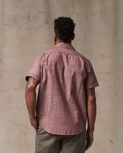 Filson Men Short Sleeve Chambray Shirt - Sable