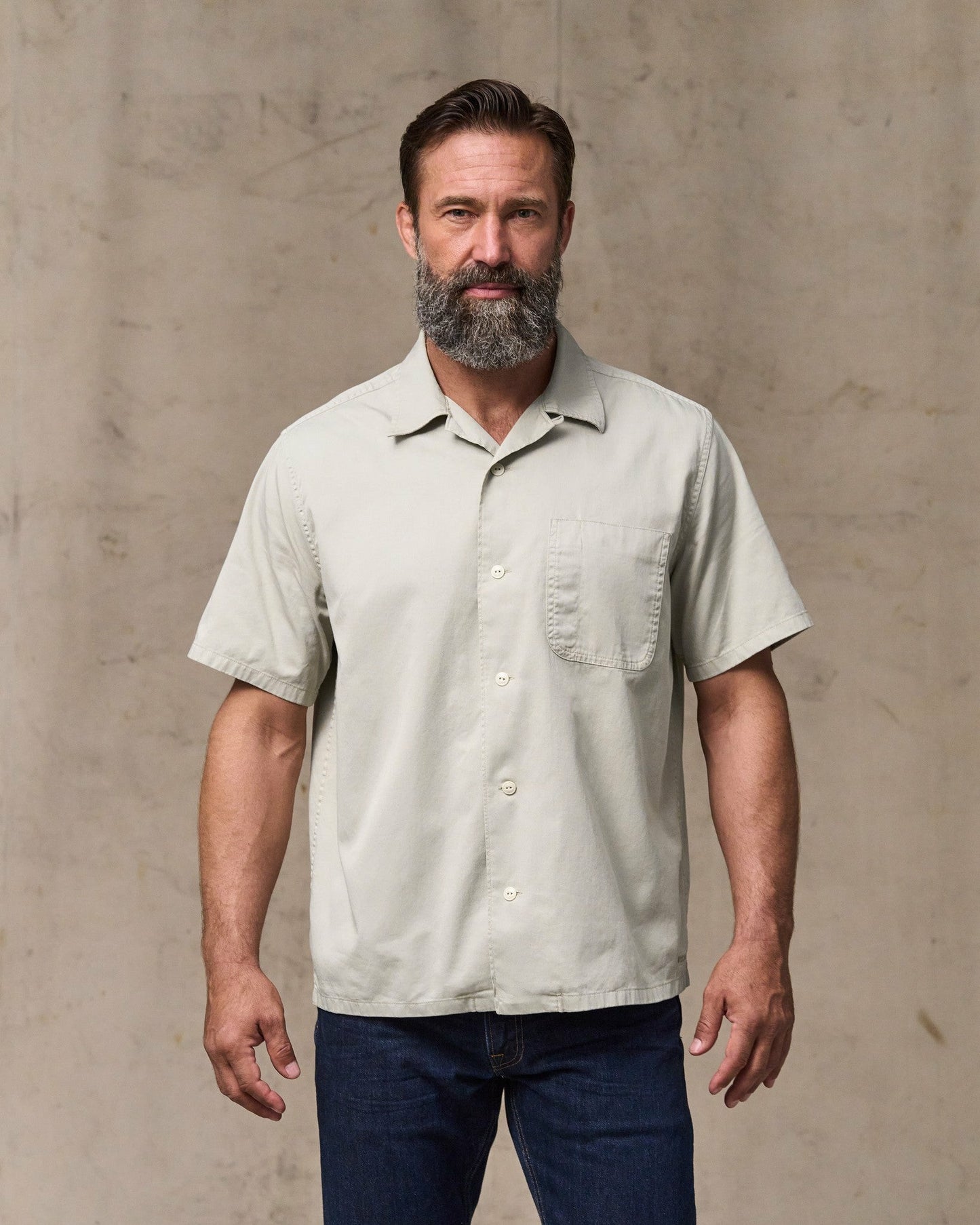 Filson Men Short Sleeve 4.5-oz. Twill Shirt - Gray Sky