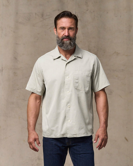 Filson Men Short Sleeve 4.5-oz. Twill Shirt - Gray Sky