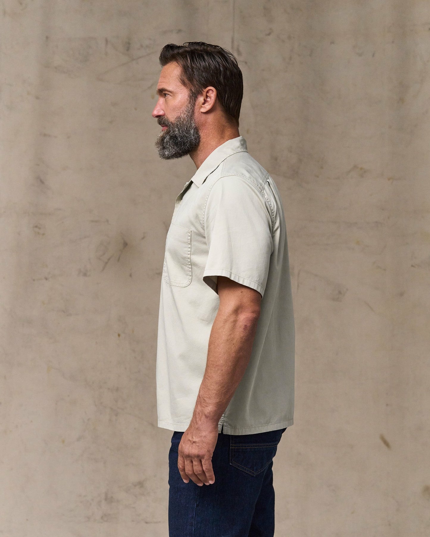 Filson Men Short Sleeve 4.5-oz. Twill Shirt - Gray Sky