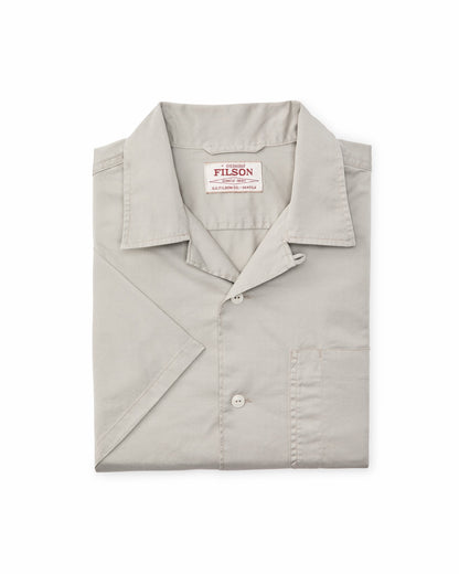 Filson Men Short Sleeve 4.5-oz. Twill Shirt - Gray Sky