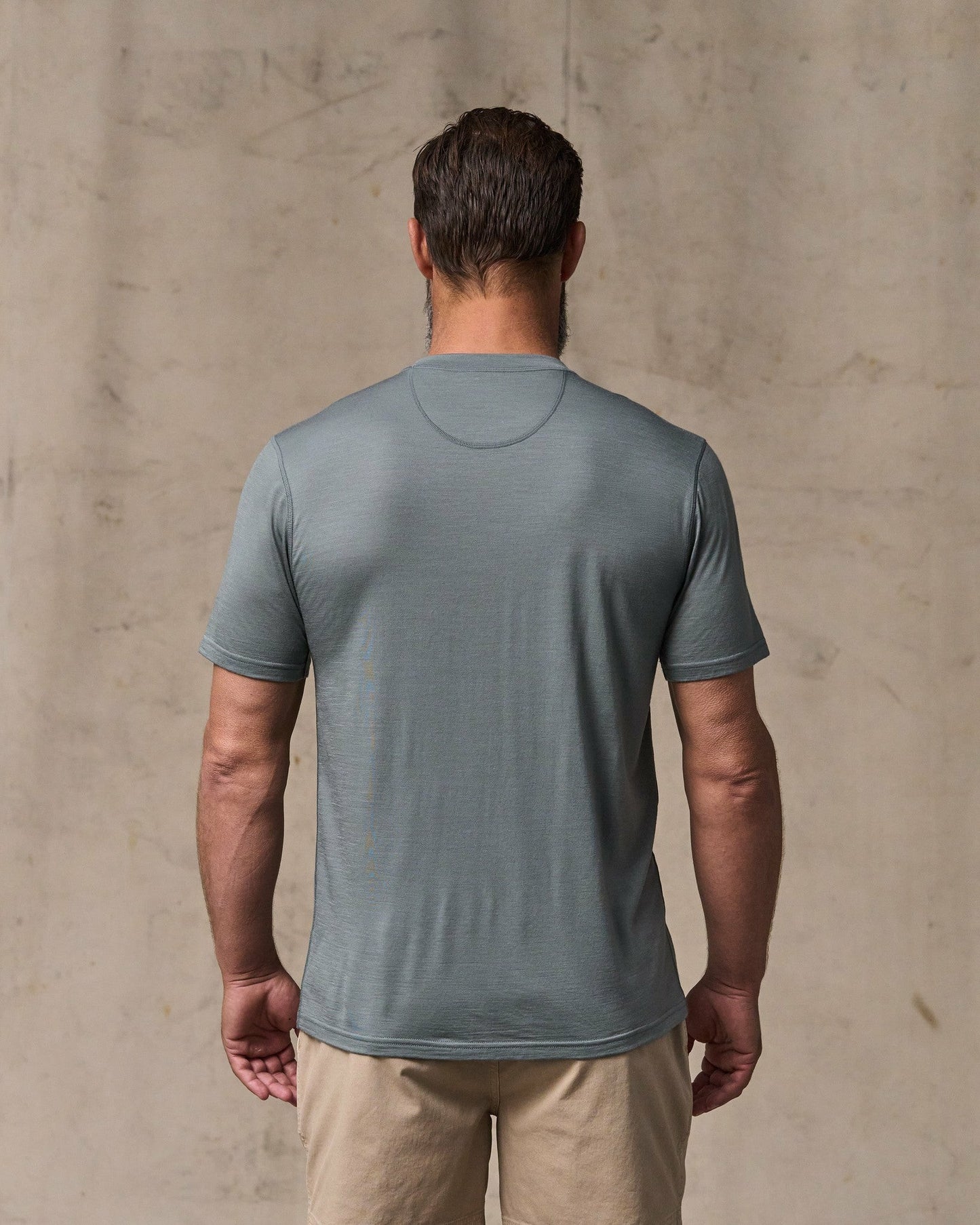 Filson Men Wool-Blend UPF T-Shirt - Sage Gray