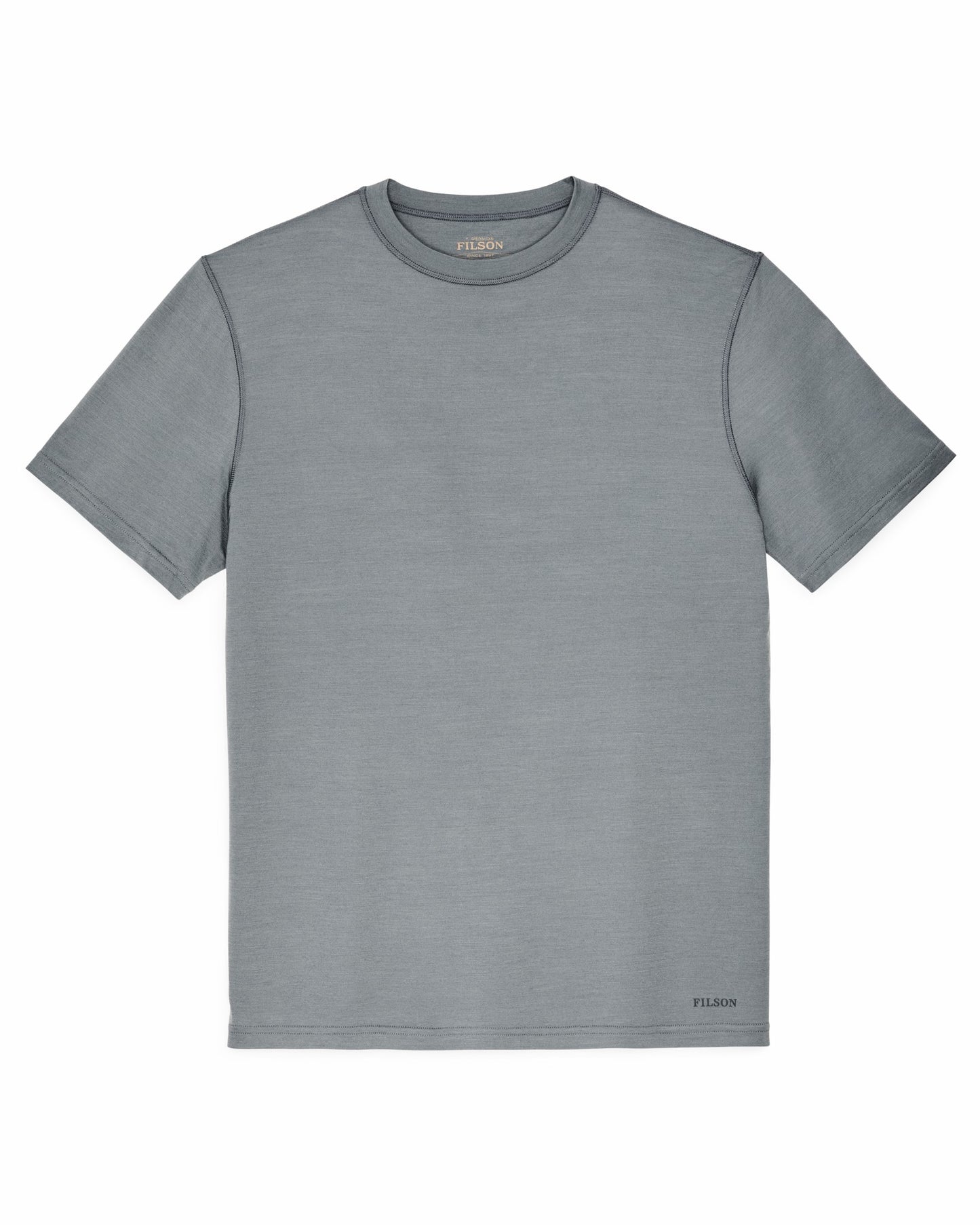Filson Men Wool-Blend UPF T-Shirt - Sage Gray