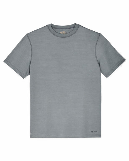 Filson Men Wool-Blend UPF T-Shirt - Sage Gray