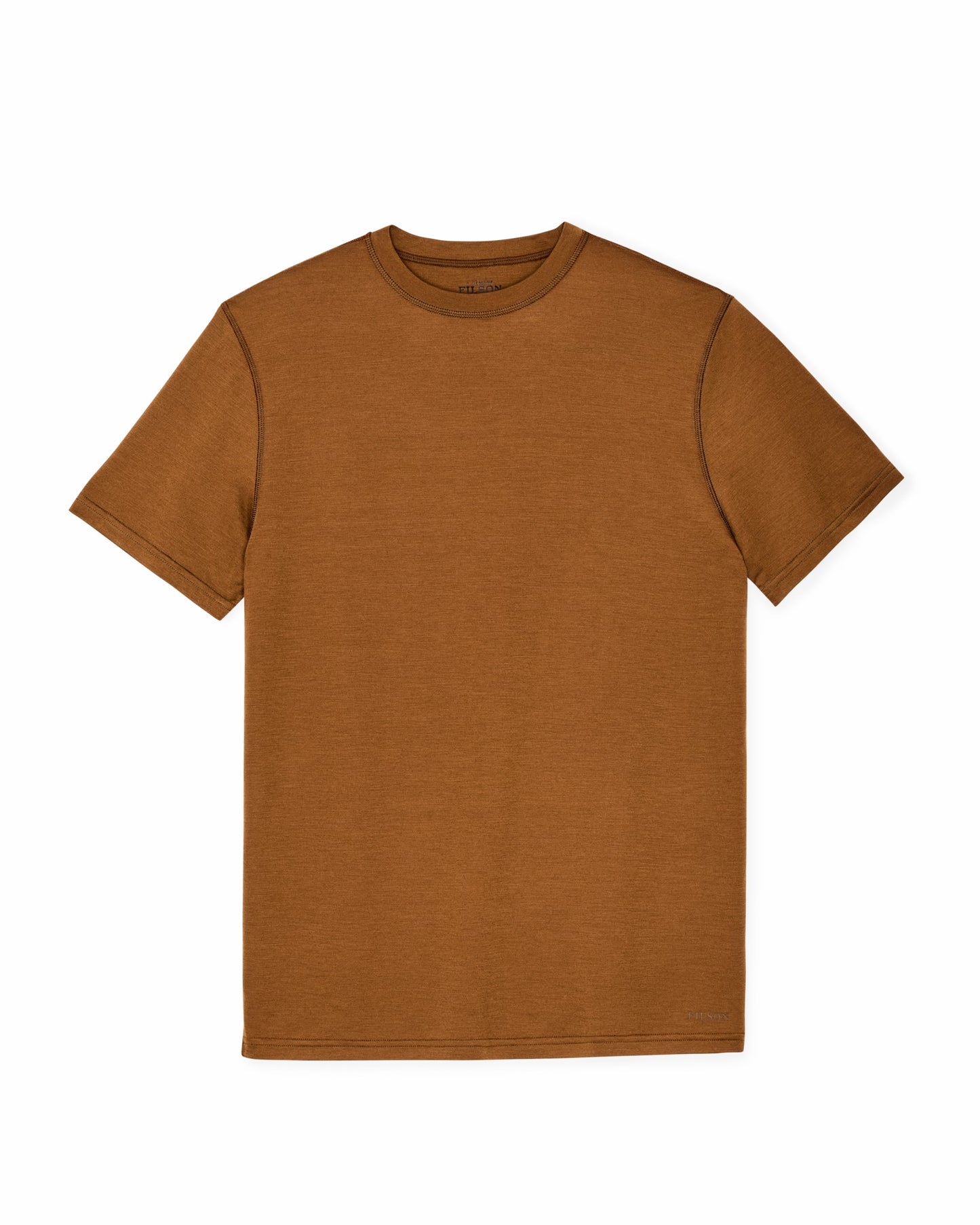 Filson Men Wool-Blend UPF T-Shirt - Whiskey