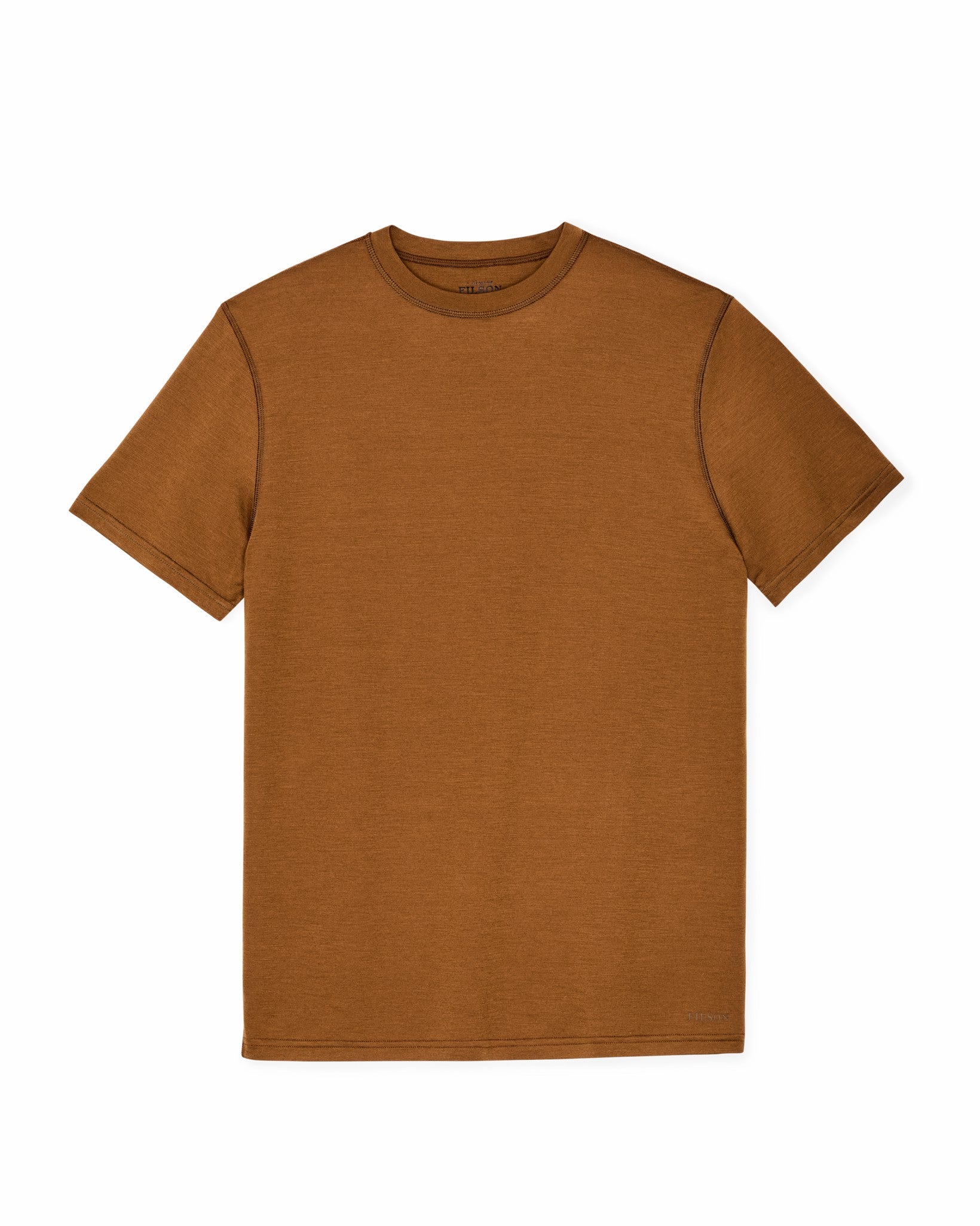 Filson Men Wool-Blend UPF T-Shirt - Whiskey