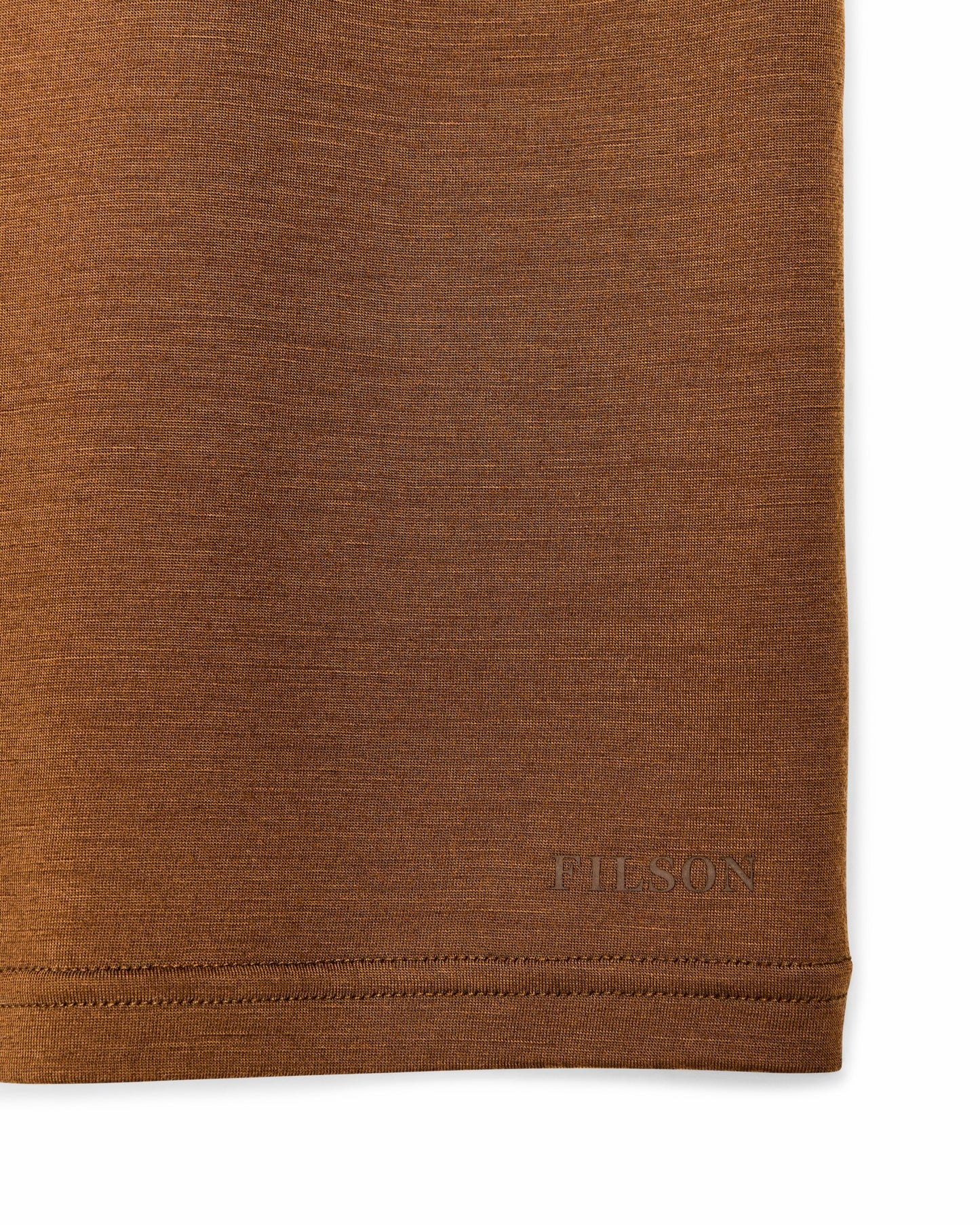 Filson Men Wool-Blend UPF T-Shirt - Whiskey