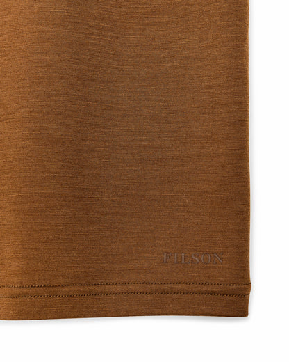 Filson Men Wool-Blend UPF T-Shirt - Whiskey