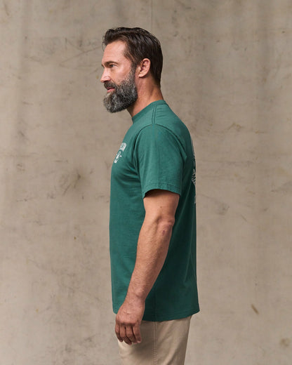 Filson Men Forestry Graphic T-Shirt - Mallard Green