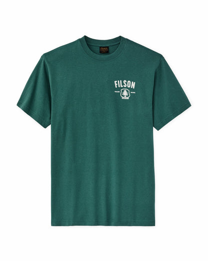 Filson Men Forestry Graphic T-Shirt - Mallard Green