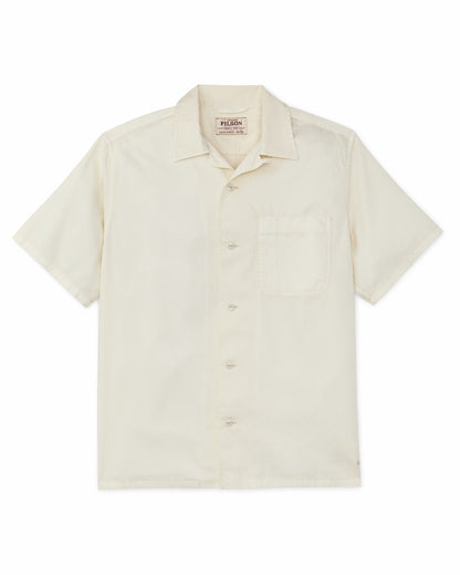Filson Men Short Sleeve 4.5-oz. Twill Shirt - Ivory