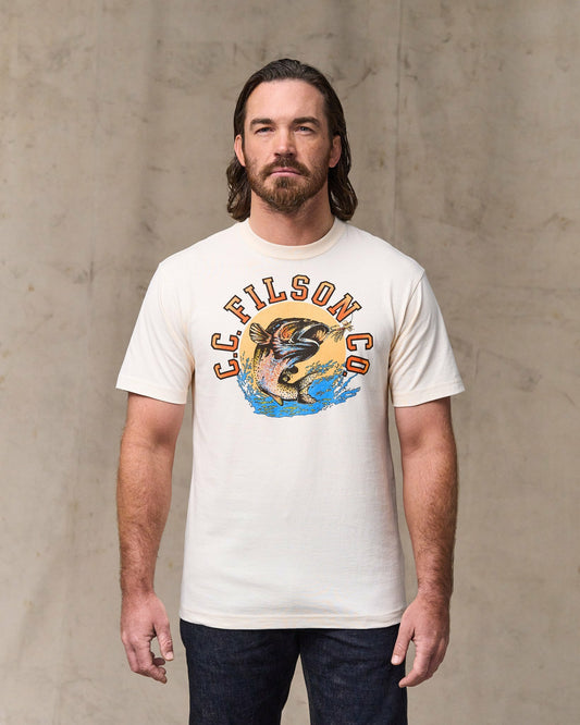 Filson Men Dry Fly Graphic T-Shirt - Basswood