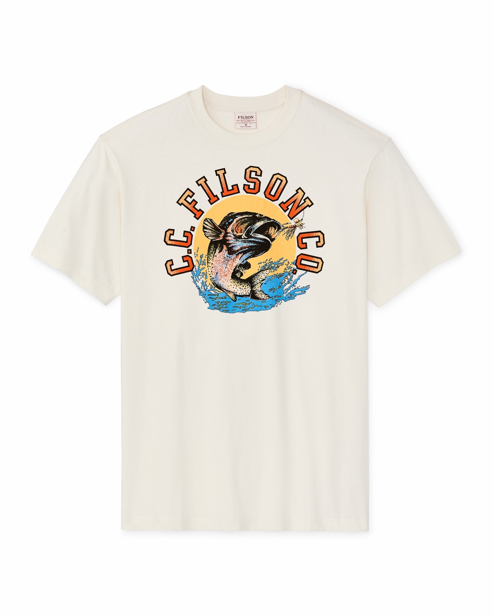 Filson Men Dry Fly Graphic T-Shirt - Basswood