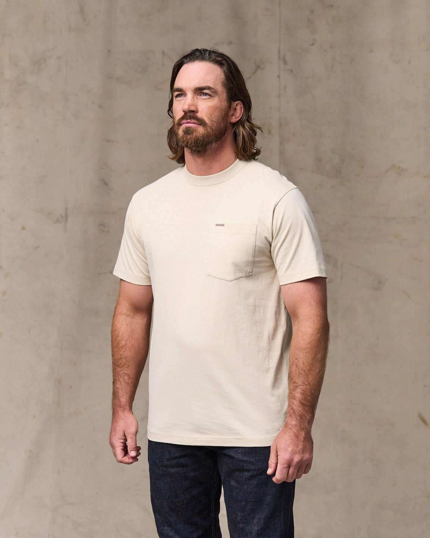 Filson Men Outfitter Pocket T-shirt - Natural