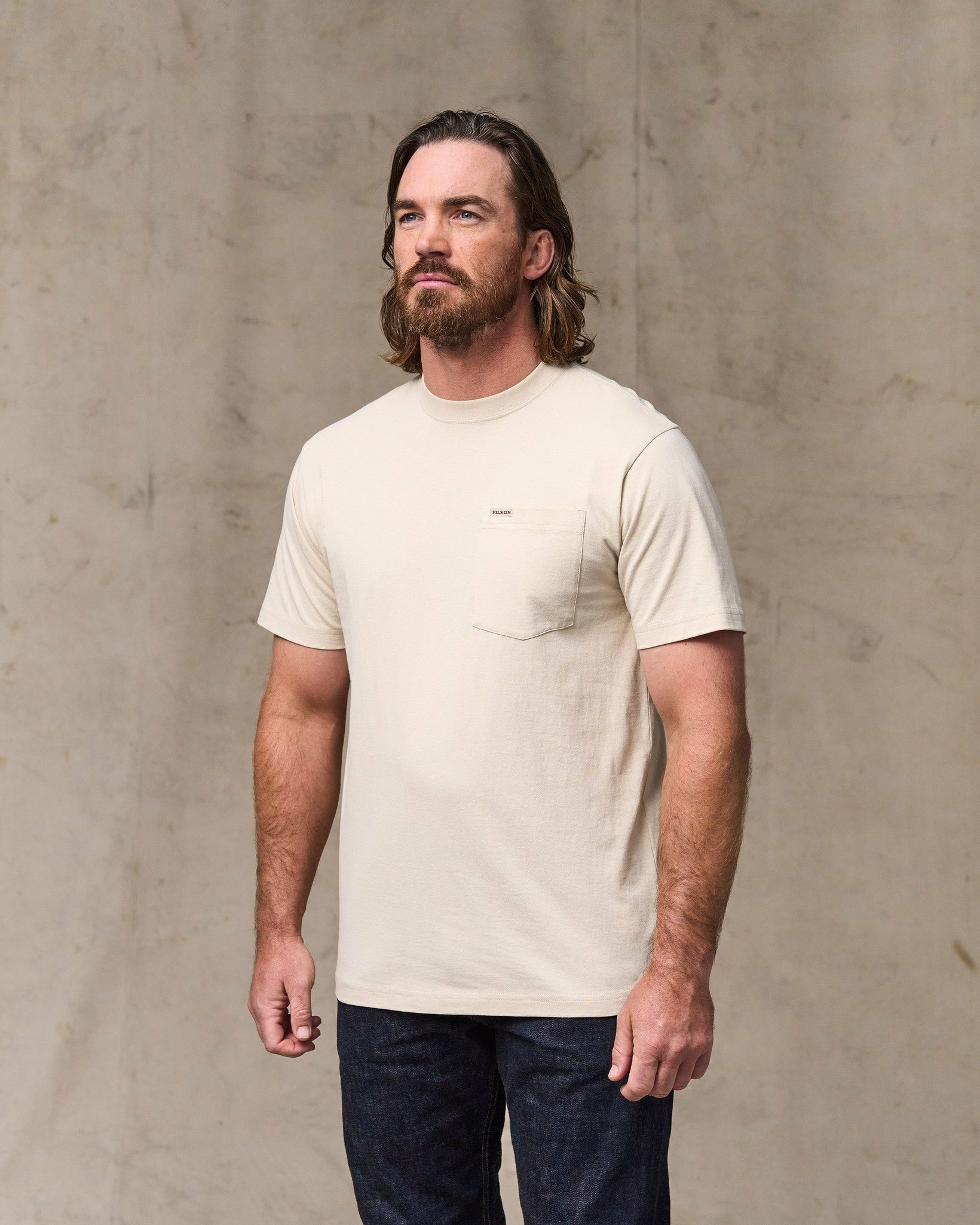 Filson Men Outfitter Pocket T-shirt - Natural