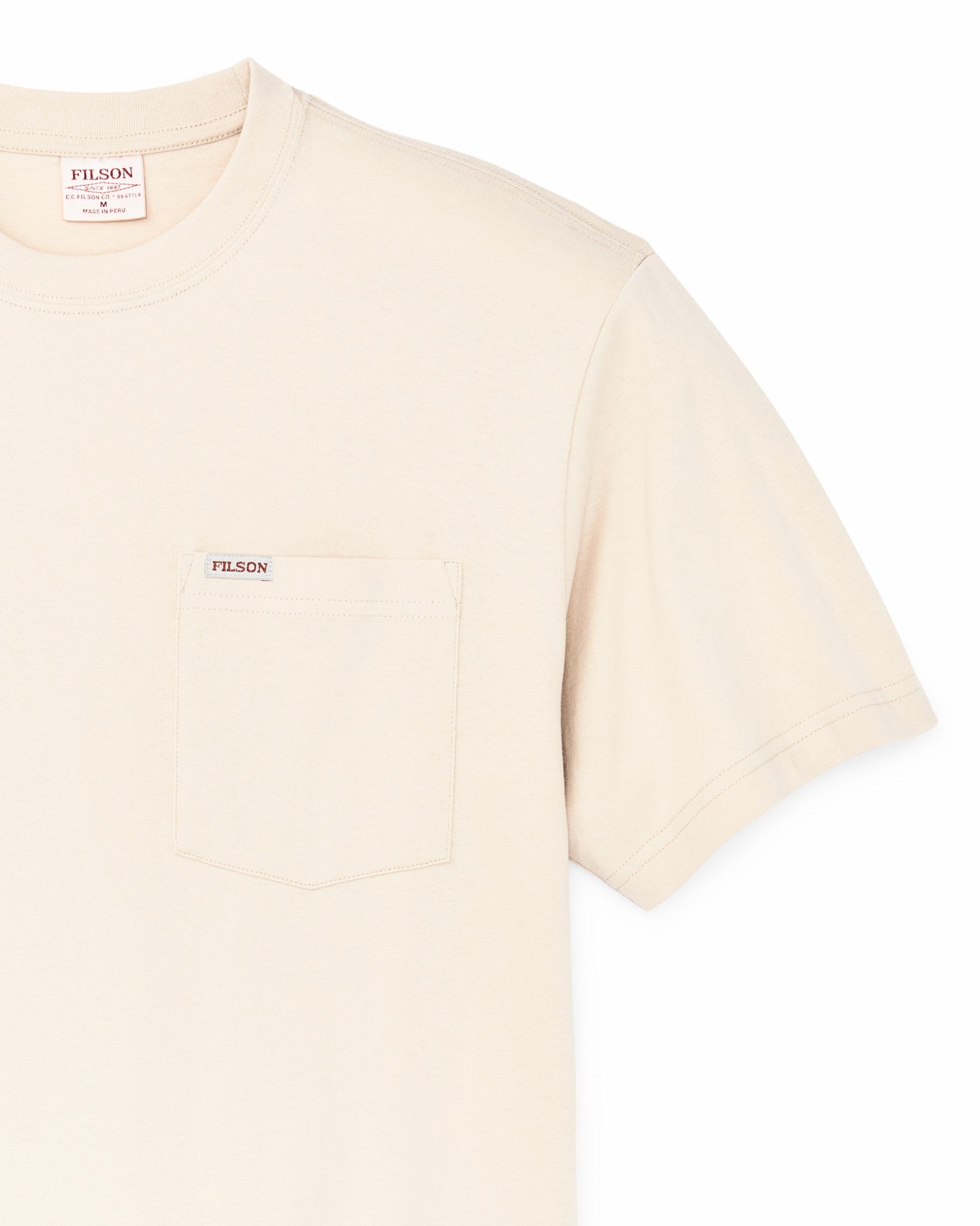 Filson Men Outfitter Pocket T-shirt - Natural