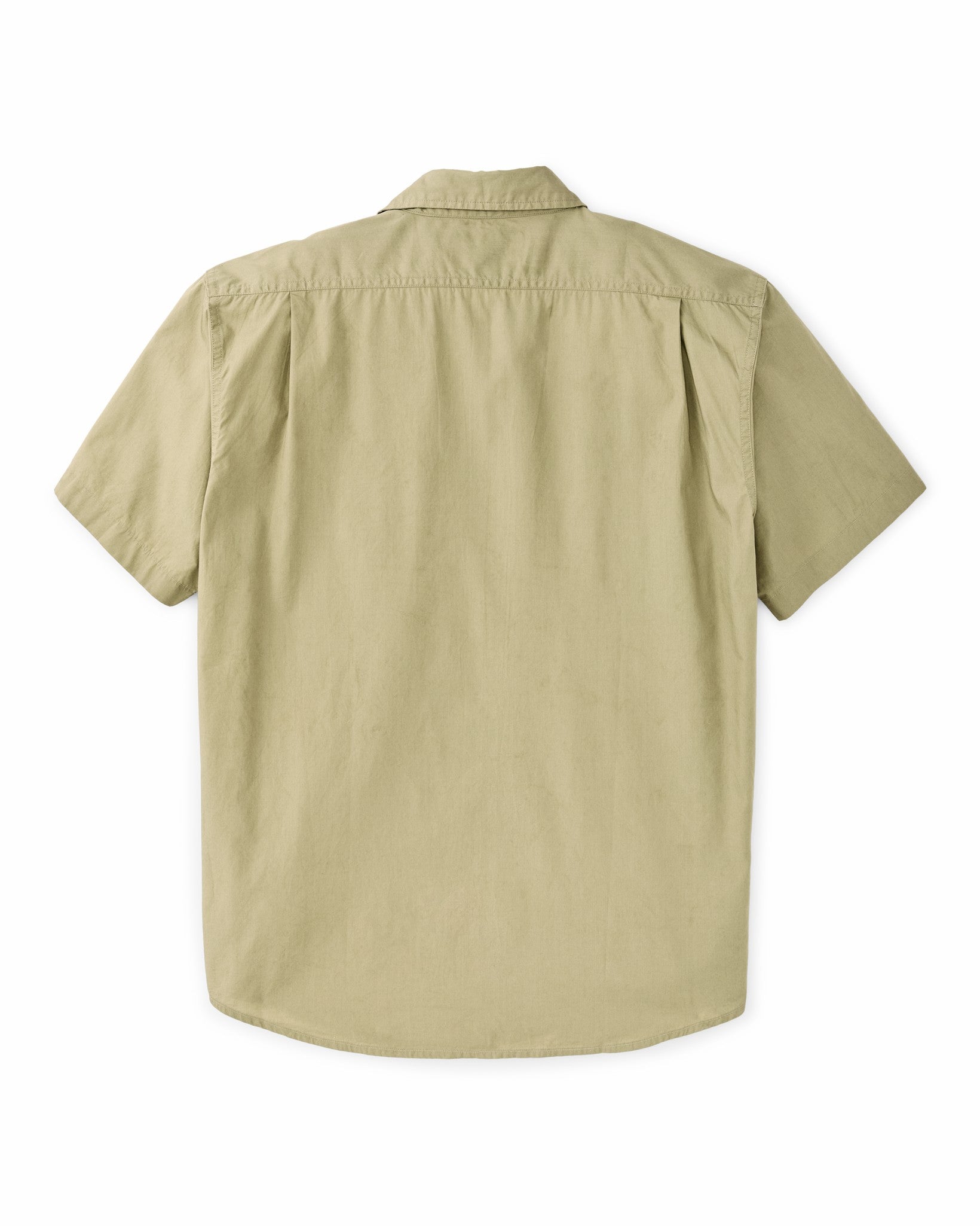Filson Men Filson's Washed Short Sleeve Feather Cloth Shirt - Lakebed