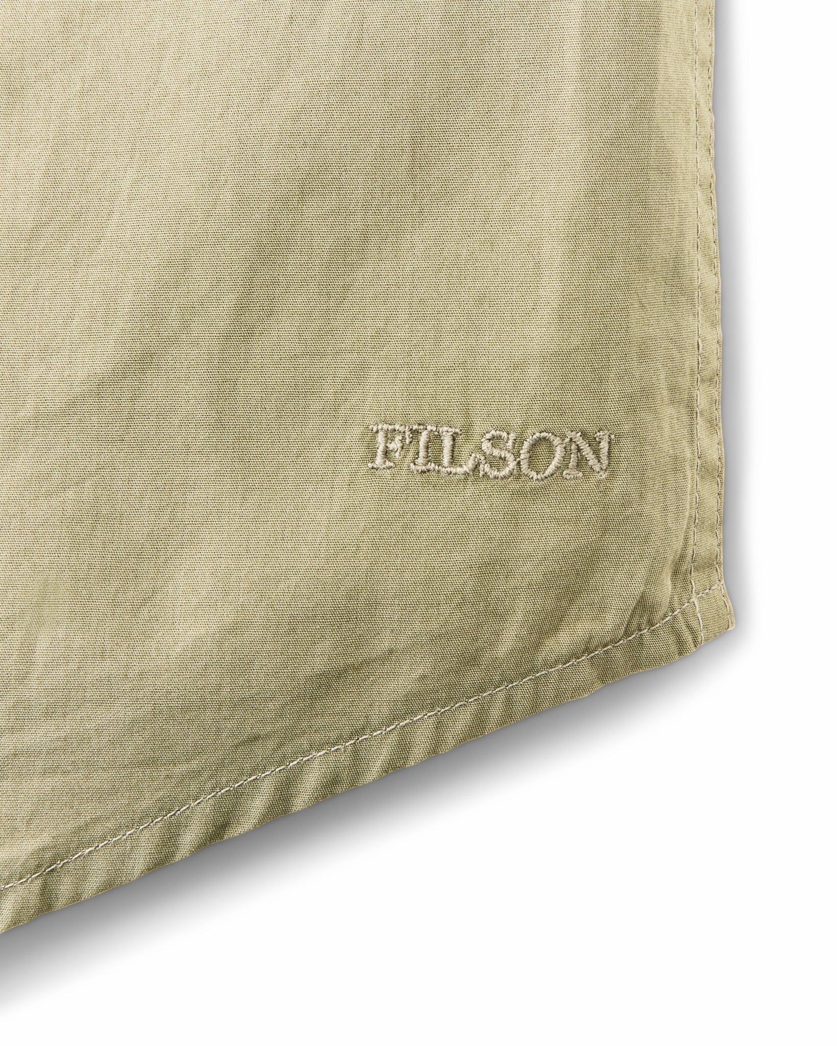 Filson Men Filson's Washed Short Sleeve Feather Cloth Shirt - Lakebed
