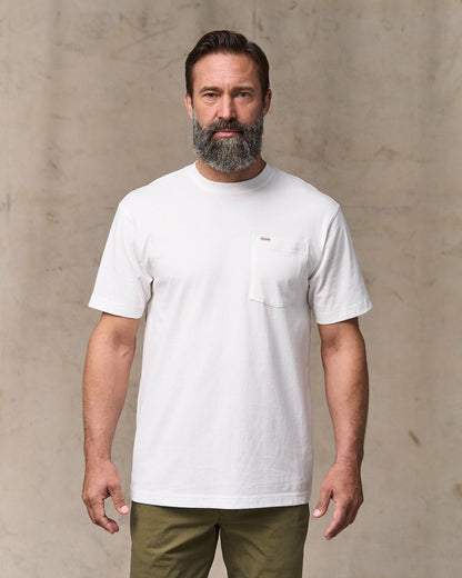 Filson Men Outfitter Pocket T-shirt - Bright White
