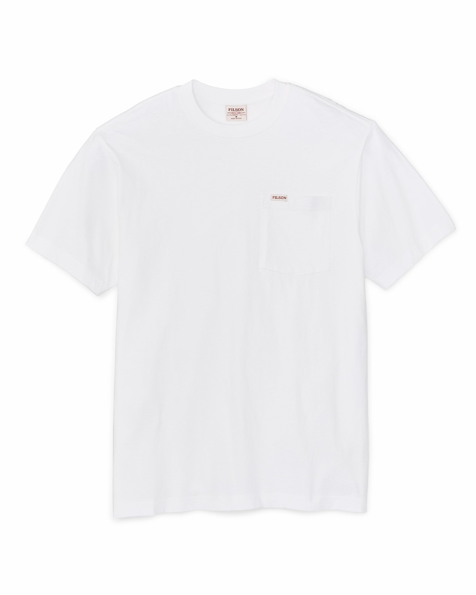 Filson Men Outfitter Pocket T-shirt - Bright White