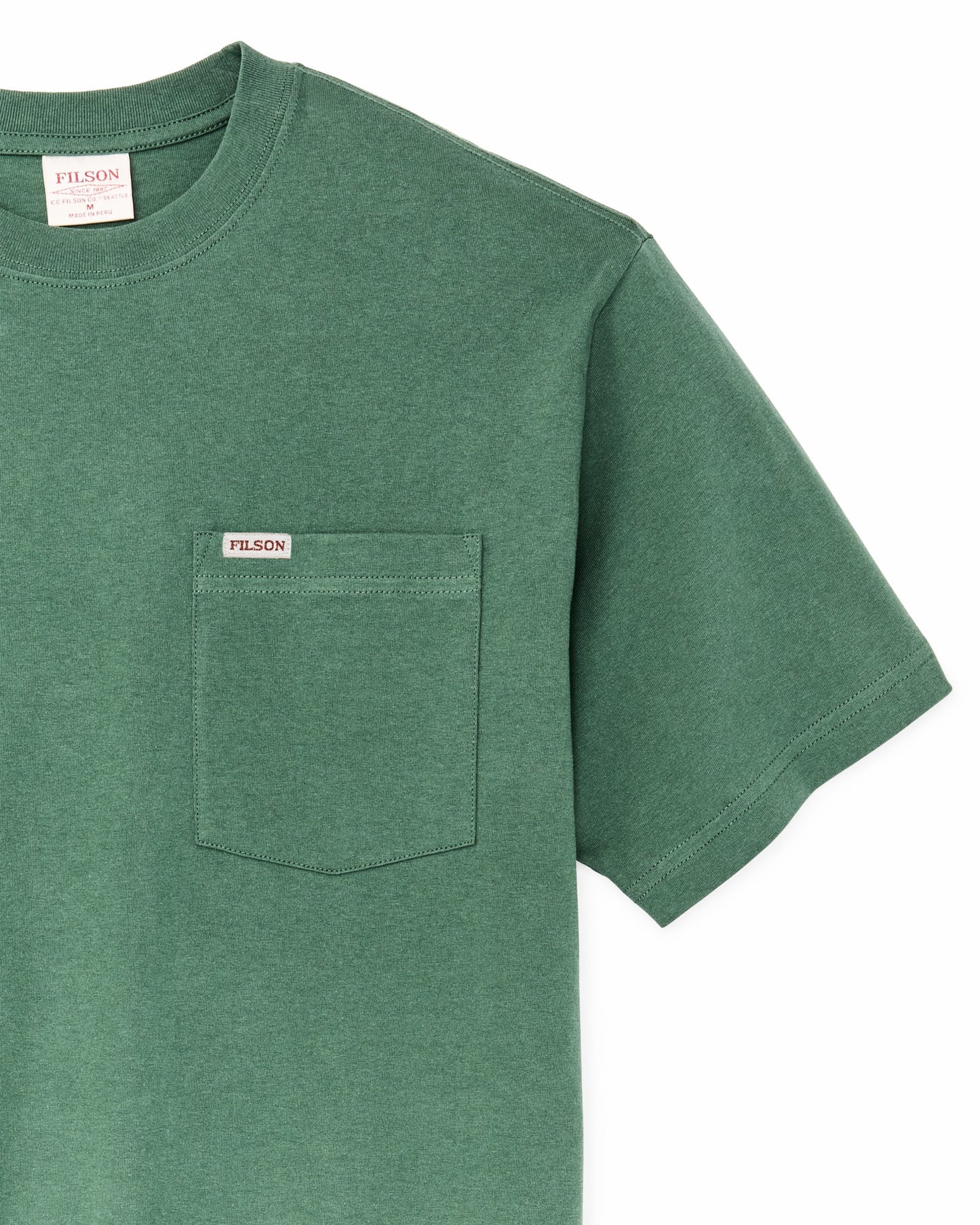 Filson Men Outfitter Pocket T-shirt - Olive Green