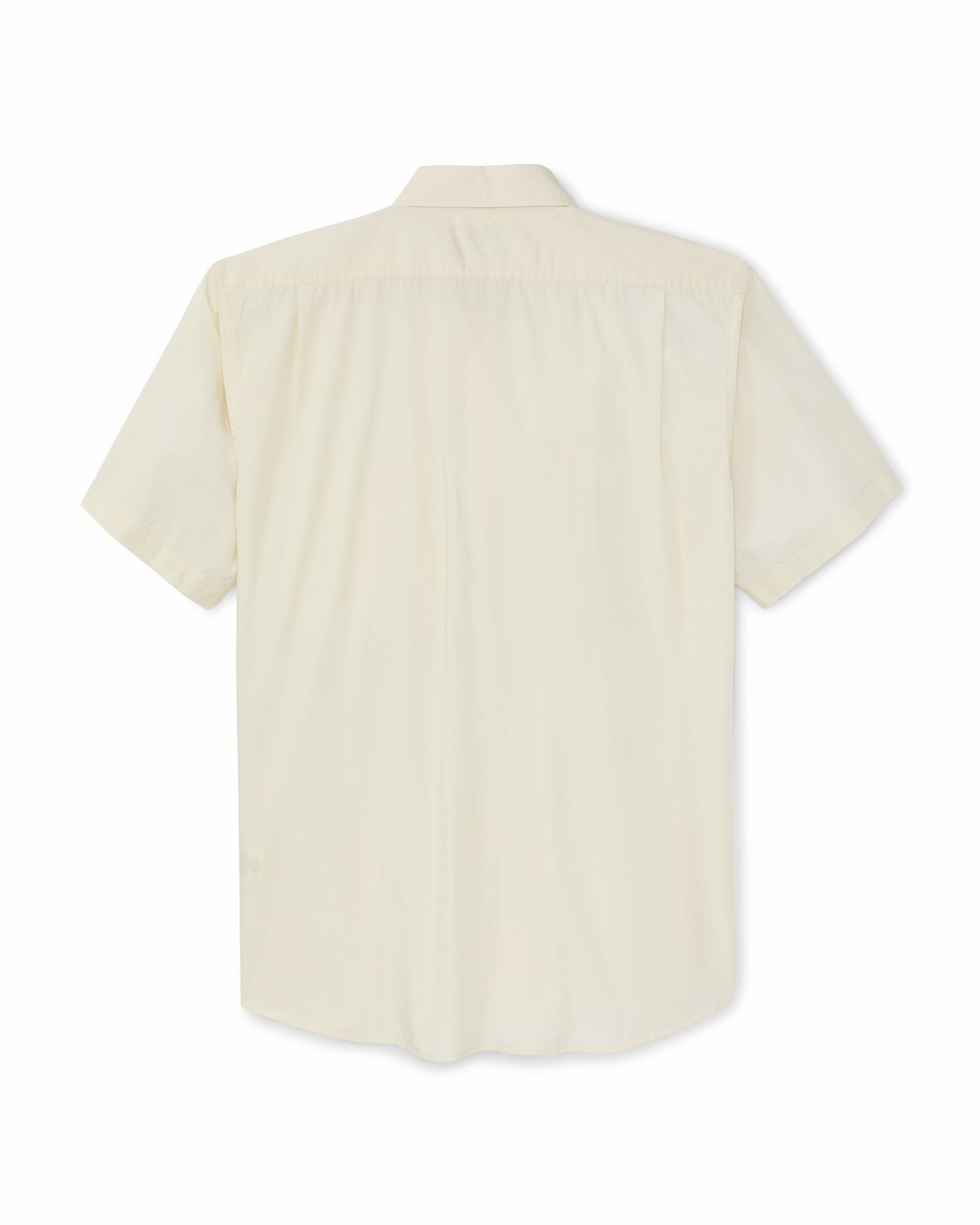 Filson Men Filson's Washed Short Sleeve Feather Cloth Shirt - Ivory