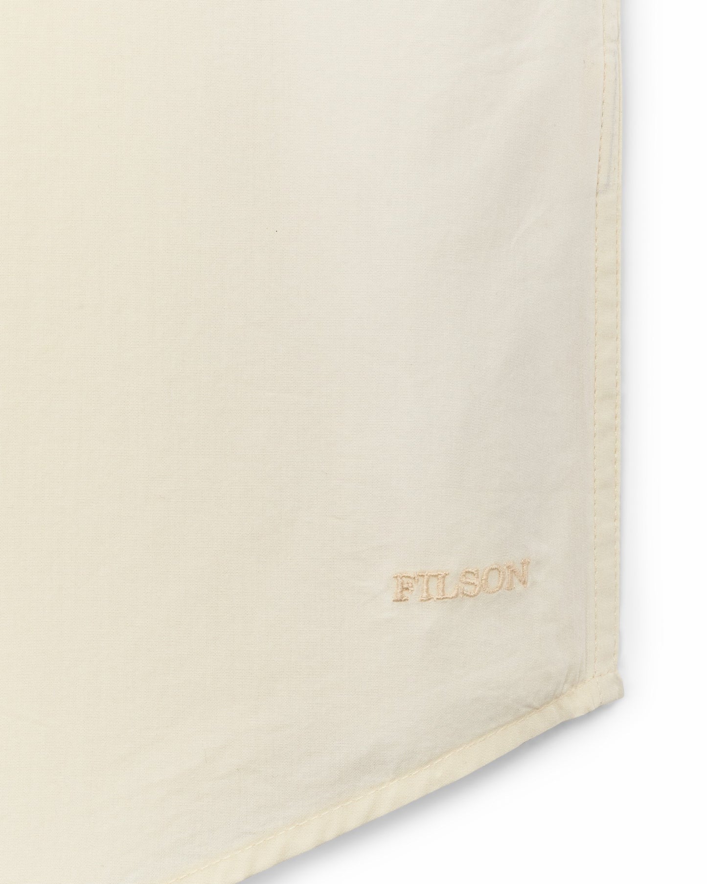 Filson Men Filson's Washed Short Sleeve Feather Cloth Shirt - Ivory