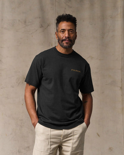 Filson Men Scenic Graphic T-shirt - Black