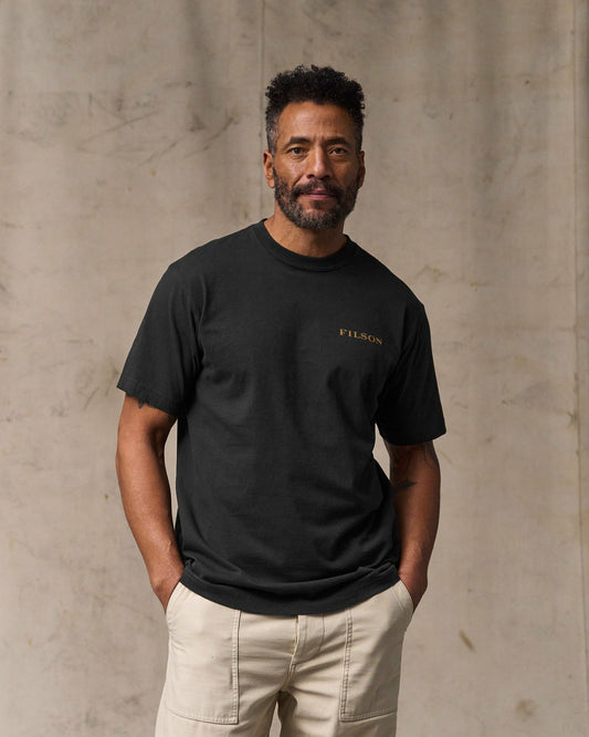Filson Men Scenic Graphic T-shirt - Black