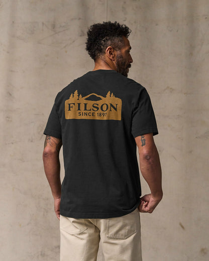 Filson Men Scenic Graphic T-shirt - Black