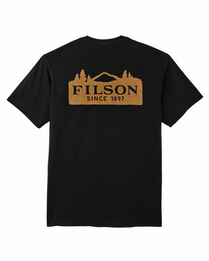Filson Men Scenic Graphic T-shirt - Black