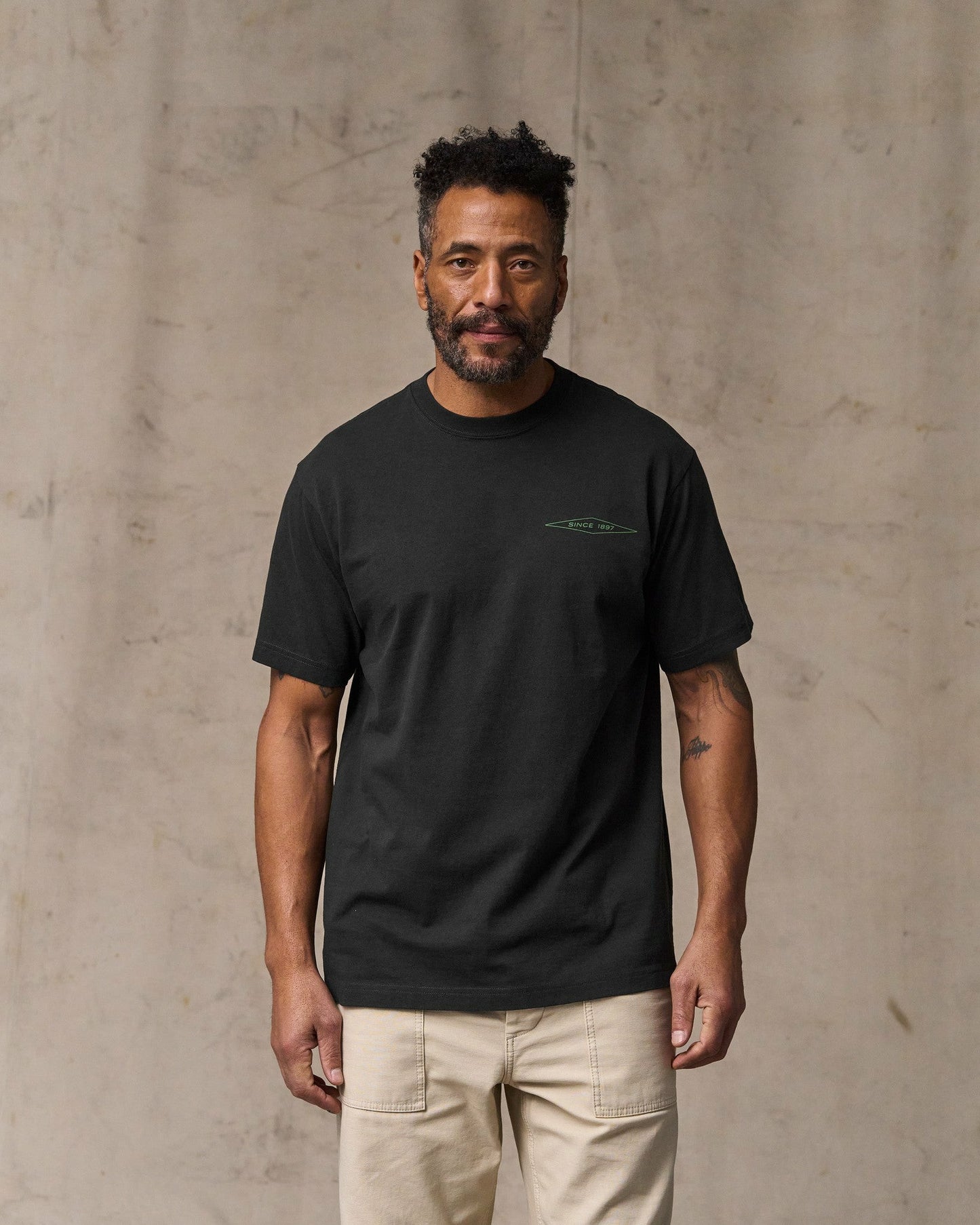 Filson Men Diamond Graphic T-shirt - Black